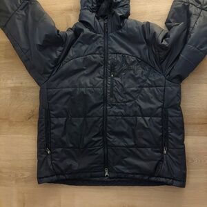 Marmot Synthetic Insulated Hooded Parka Jacket Mens Large Black